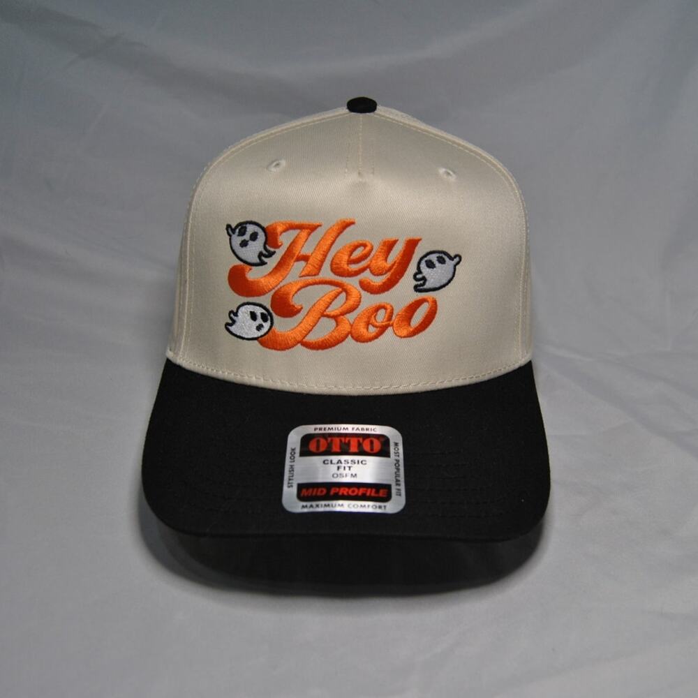 Hey Boo OTTO Cap Snapback Hat (OSFM)